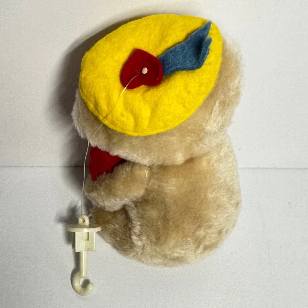 Vintage Crib Hanger Bear Judi's Originals Korea Plush Baby Nursery Decor I Wuv U